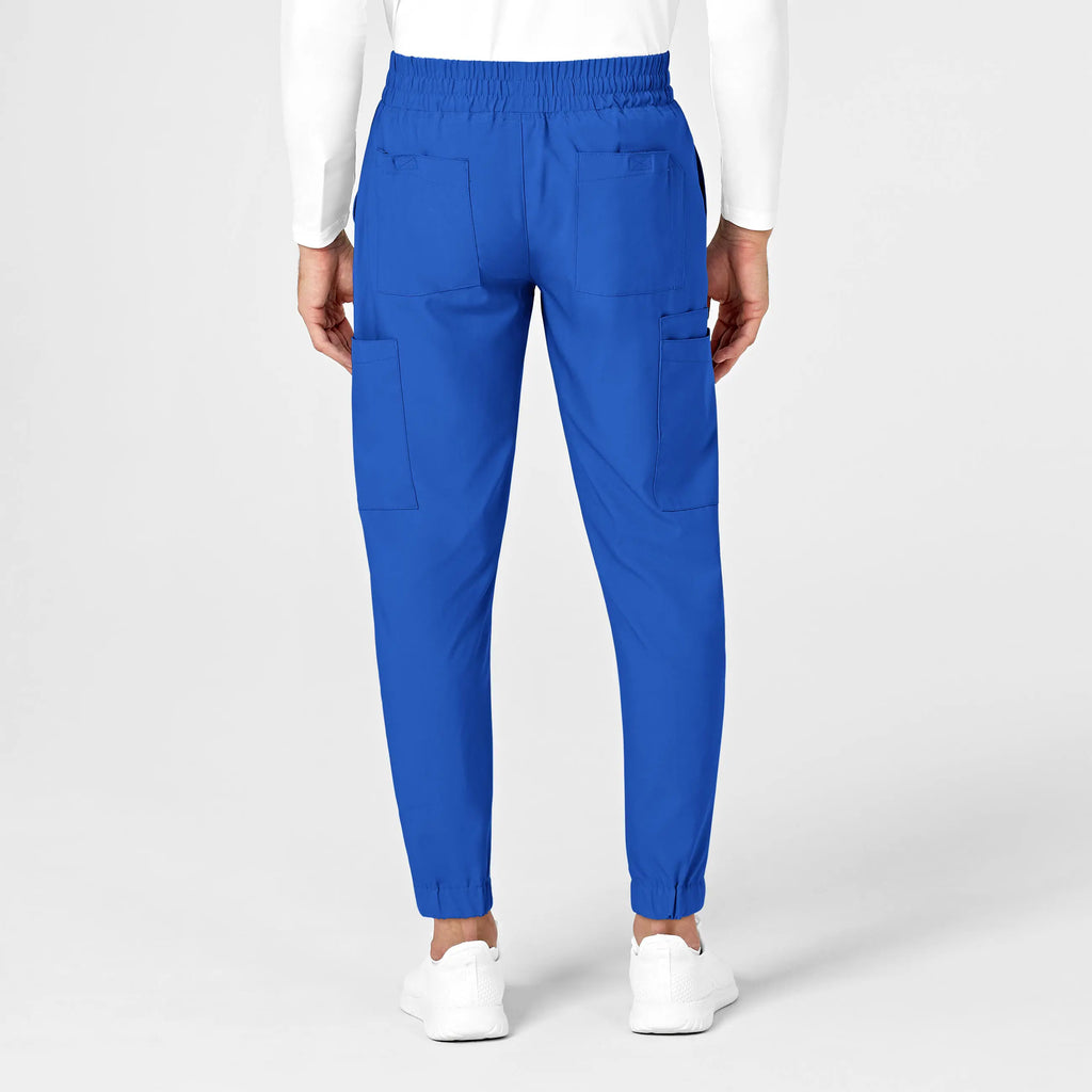 Wink Scrubs Men's W123 Cargo Jogger Scrub Pant Royal Blue | scrub-supply.com