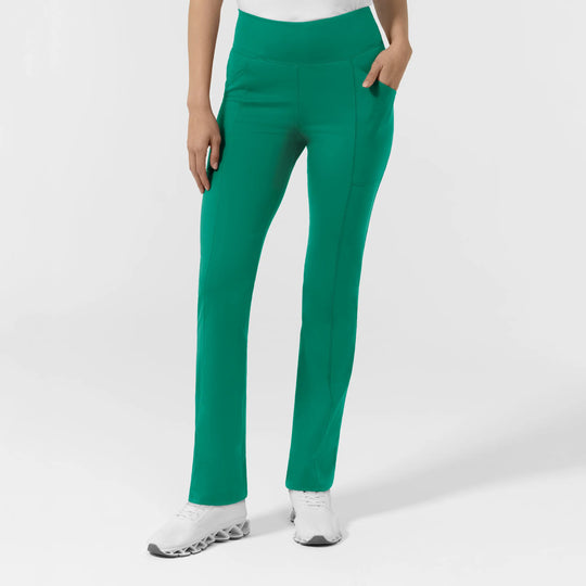 Wink Scrubs Women's Straight Leg Scrub Legging Bahama Breeze | scrub-supply.com