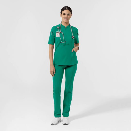 Wink Scrubs Women's Straight Leg Scrub Legging Bahama Breeze | scrub-supply.com