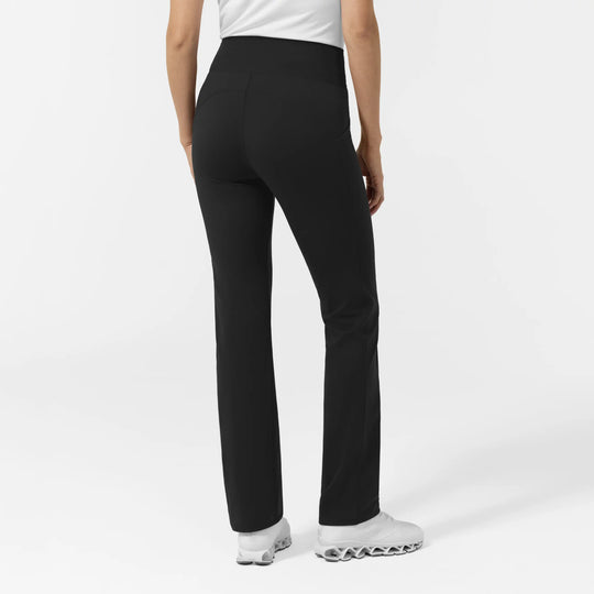 Wink Scrubs Women's Straight Leg Scrub Legging Black | scrub-supply.com