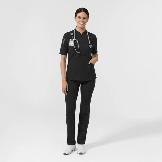 Wink Scrubs Women's Straight Leg Scrub Legging Black | scrub-supply.com
