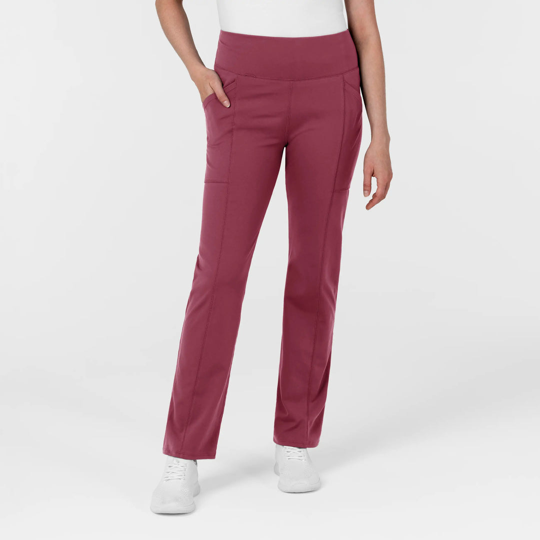 Wink Scrubs Women's Straight Leg Scrub Legging Carnation | scrub-supply.com