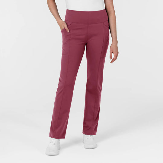 Wink Scrubs Women's Straight Leg Scrub Legging Carnation | scrub-supply.com