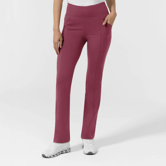 Wink Scrubs Women's Straight Leg Scrub Legging Carnation | scrub-supply.com