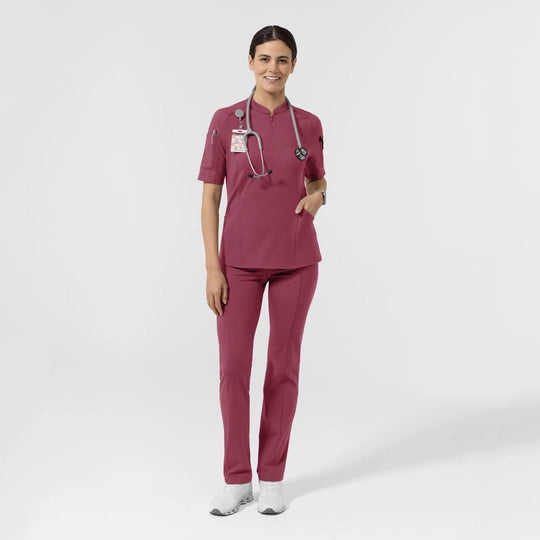 Wink Scrubs Women's Straight Leg Scrub Legging Carnation | scrub-supply.com