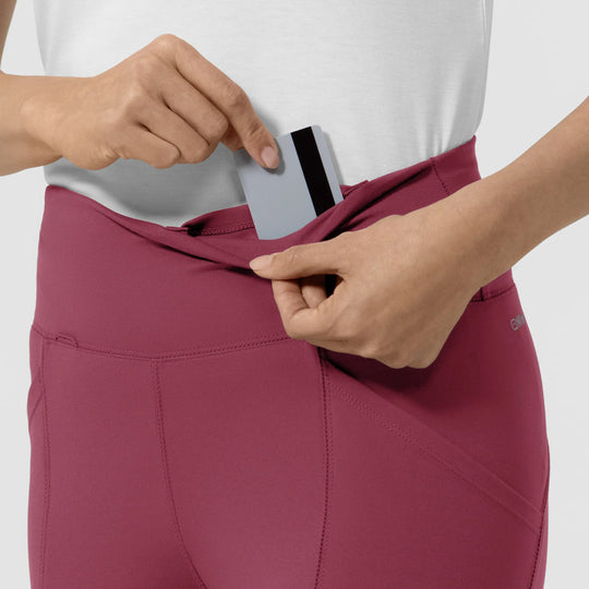 Wink Scrubs Women's Straight Leg Scrub Legging Carnation | scrub-supply.com
