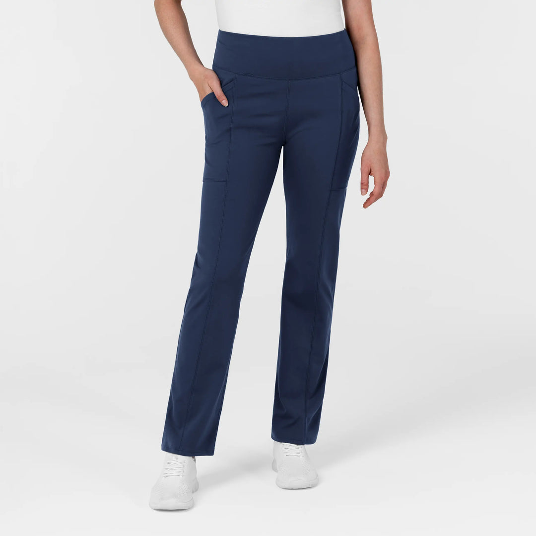 Wink Scrubs Women's Straight Leg Scrub Legging Navy | scrub-supply.com