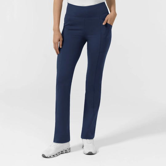 Wink Scrubs Women's Straight Leg Scrub Legging Navy | scrub-supply.com