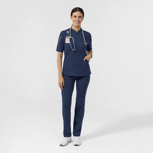 Wink Scrubs Women's Straight Leg Scrub Legging Navy | scrub-supply.com