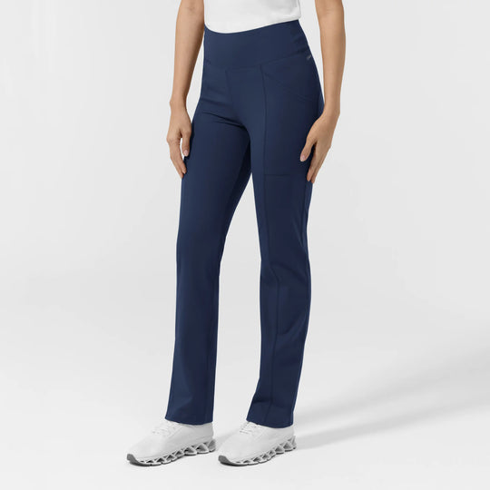 Wink Scrubs Women's Straight Leg Scrub Legging Navy | scrub-supply.com