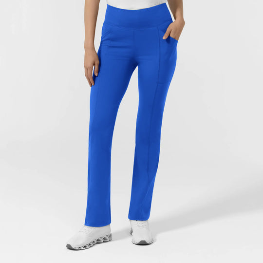 Wink Scrubs Women's Straight Leg Scrub Legging Royal Blue | scrub-supply.com