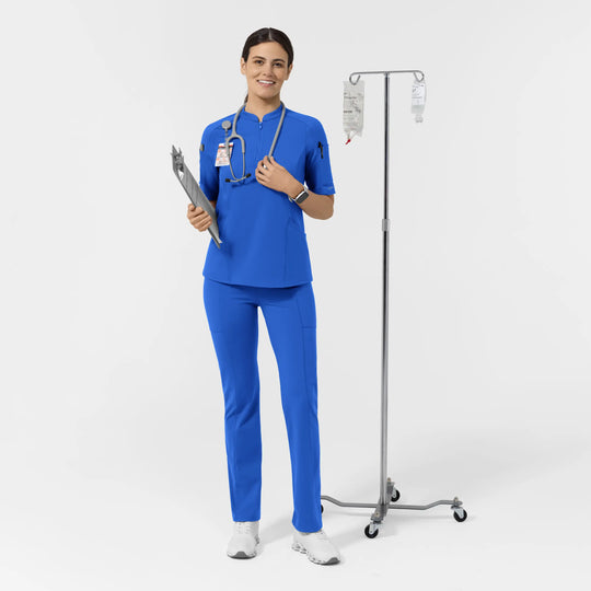 Wink Scrubs Women's Straight Leg Scrub Legging Royal Blue | scrub-supply.com