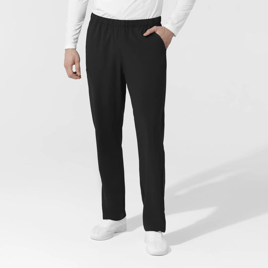 Wink Scrubs Unisex Straight Leg Cargo Scrub Pant Black | scrub-supply.com