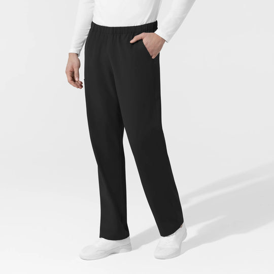 Wink Scrubs Unisex Straight Leg Cargo Scrub Pant Black | scrub-supply.com