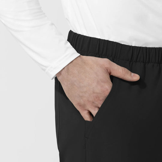 Wink Scrubs Unisex Straight Leg Cargo Scrub Pant Black | scrub-supply.com