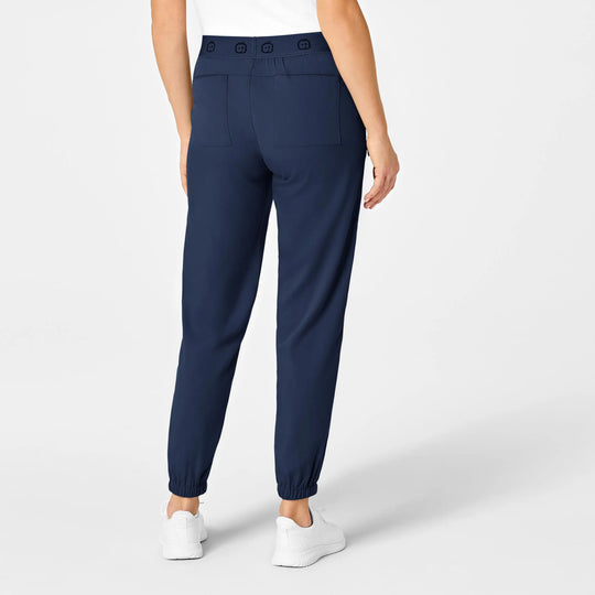 Wink Scrubs Women's Slim Cargo Jogger Scrub Pant Navy | scrub-supply.com