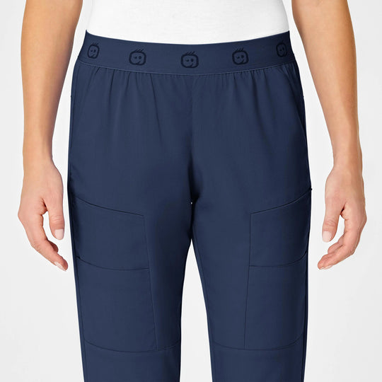 Wink Scrubs Women's Slim Cargo Jogger Scrub Pant Navy | scrub-supply.com