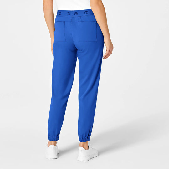 Wink Scrubs Women's Slim Cargo Jogger Scrub Pant Royal Blue | scrub-supply.com