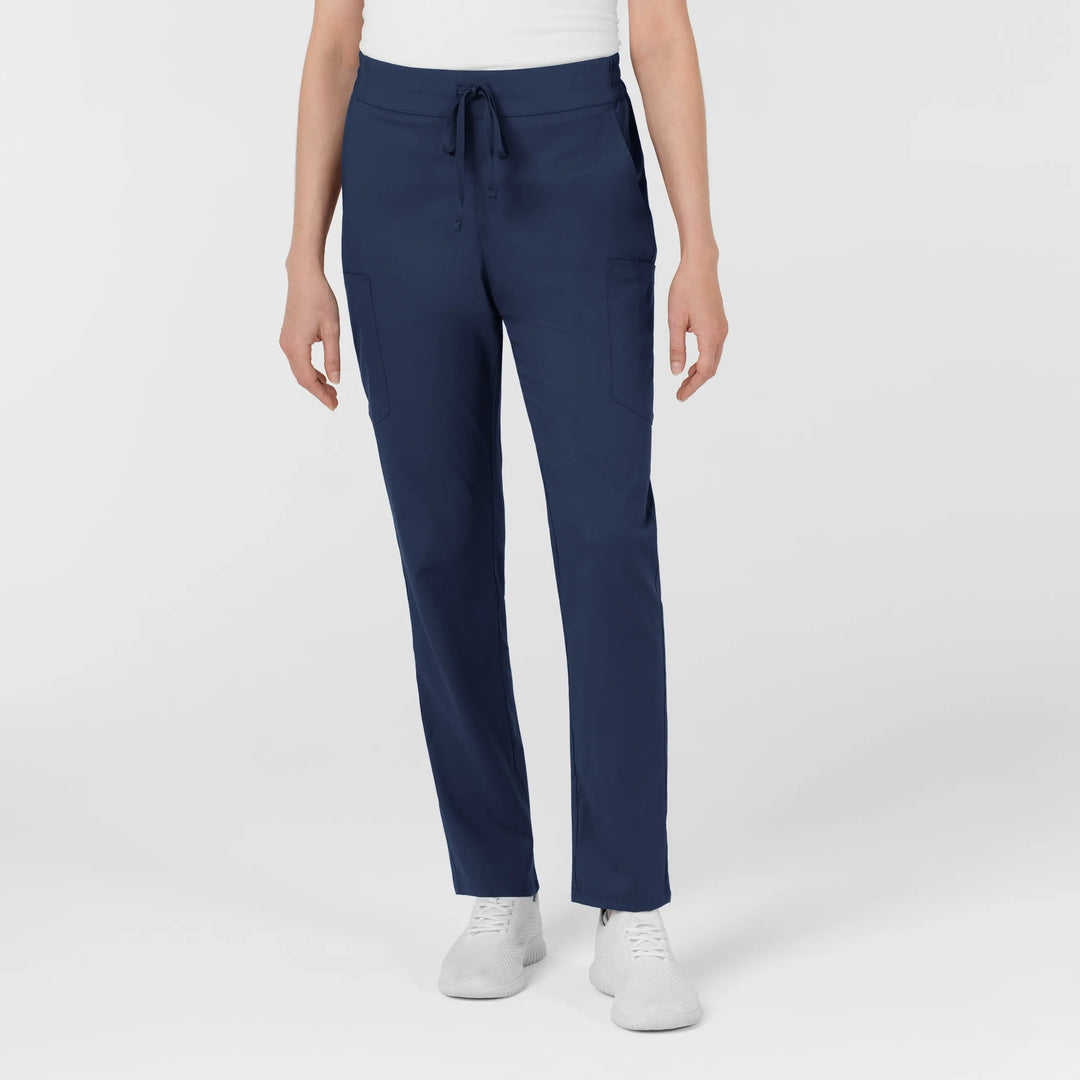 Wink Scrubs Women's Women’s High Rise Tapered Scrub Pant Navy | scrub-supply.com