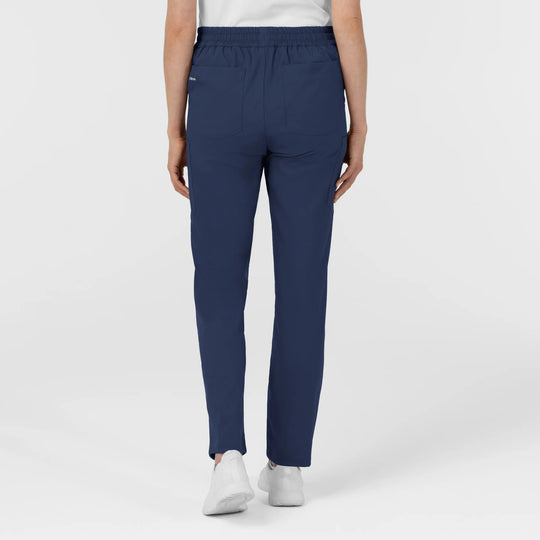 Wink Scrubs Women's Women’s High Rise Tapered Scrub Pant Navy | scrub-supply.com