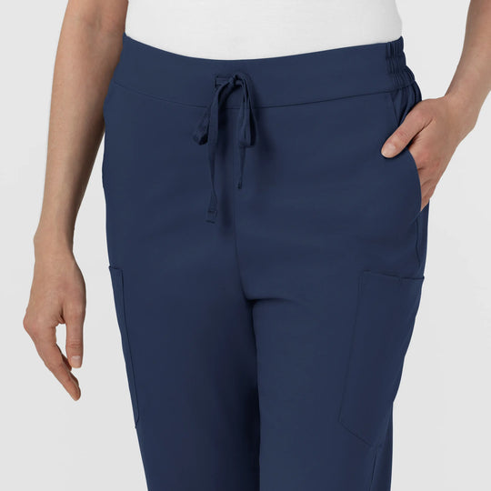 Wink Scrubs Women's Women’s High Rise Tapered Scrub Pant Navy | scrub-supply.com