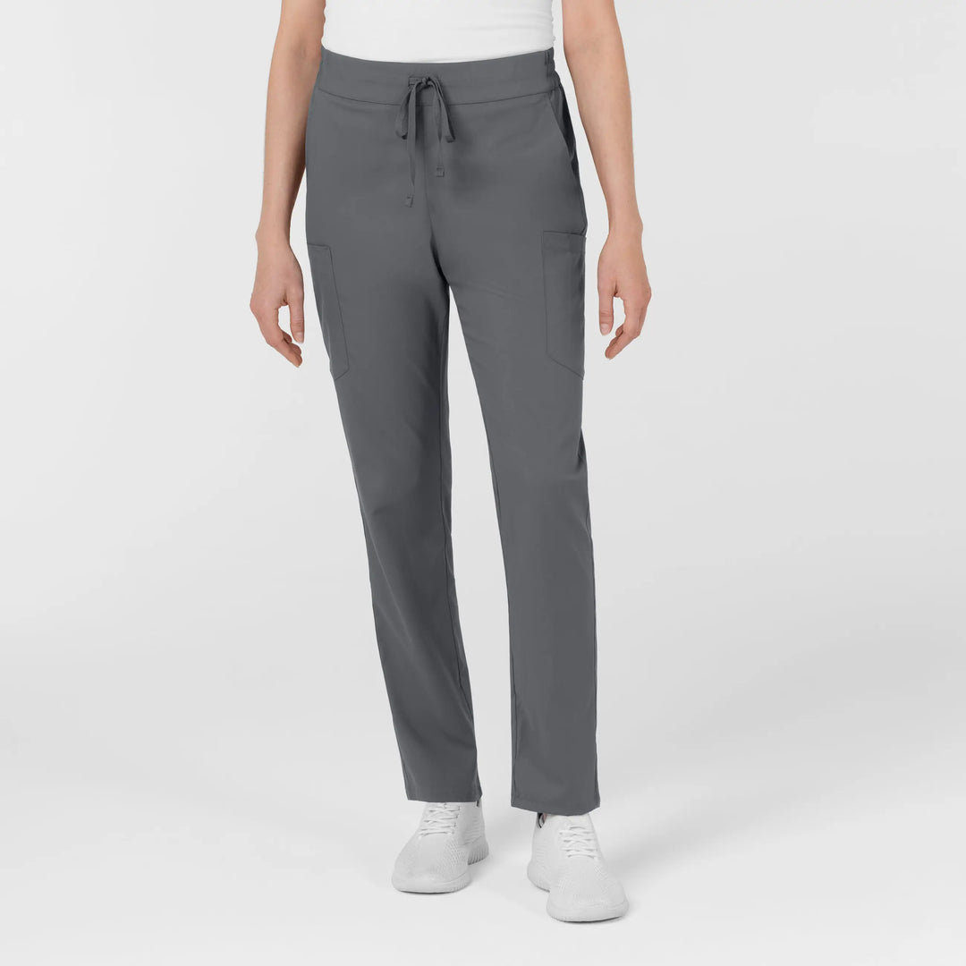 Wink Scrubs Women's Women’s High Rise Tapered Scrub Pant Pewter | scrub-supply.com