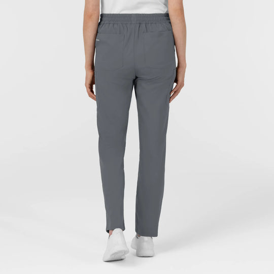 Wink Scrubs Women's Women’s High Rise Tapered Scrub Pant Pewter | scrub-supply.com