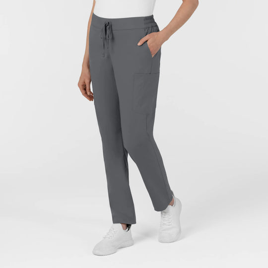 Wink Scrubs Women's Women’s High Rise Tapered Scrub Pant Pewter | scrub-supply.com