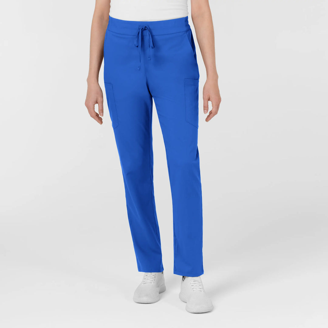 Wink Scrubs Women's Women’s High Rise Tapered Scrub Pant Royal Blue | scrub-supply.com