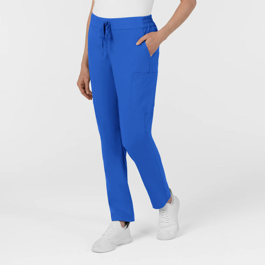 Wink Scrubs Women's Women’s High Rise Tapered Scrub Pant Royal Blue | scrub-supply.com