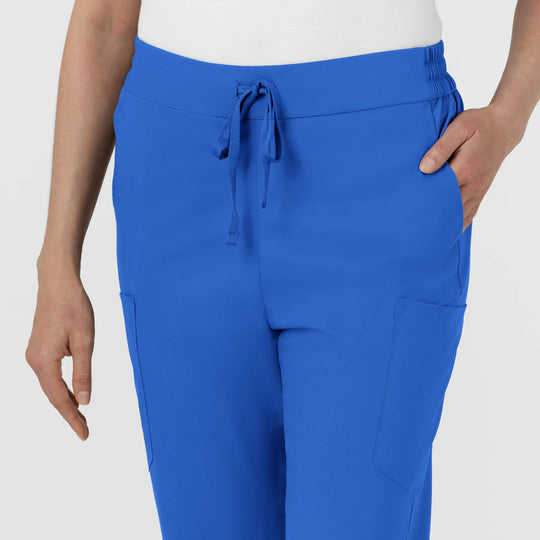 Wink Scrubs Women's Women’s High Rise Tapered Scrub Pant Royal Blue | scrub-supply.com
