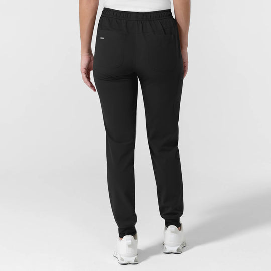 Wink Scrubs Women's NURTUR Jogger Scrub Pant Black | scrub-supply.com