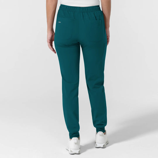 Wink Scrubs Women's NURTUR Jogger Scrub Pant Caribbean Blue | scrub-supply.com