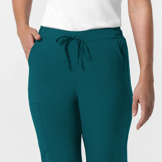 Wink Scrubs Women's NURTUR Jogger Scrub Pant Caribbean Blue | scrub-supply.com