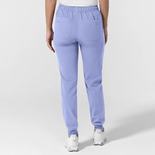 Wink Scrubs Women's NURTUR Jogger Scrub Pant Ceil Blue | scrub-supply.com