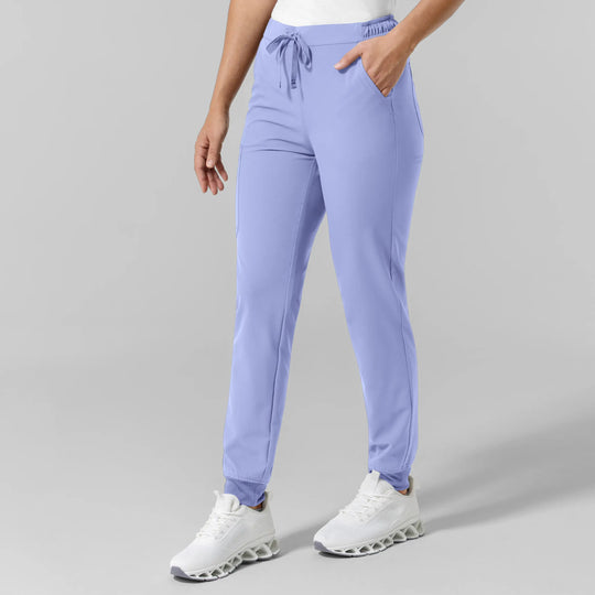 Wink Scrubs Women's NURTUR Jogger Scrub Pant Ceil Blue | scrub-supply.com