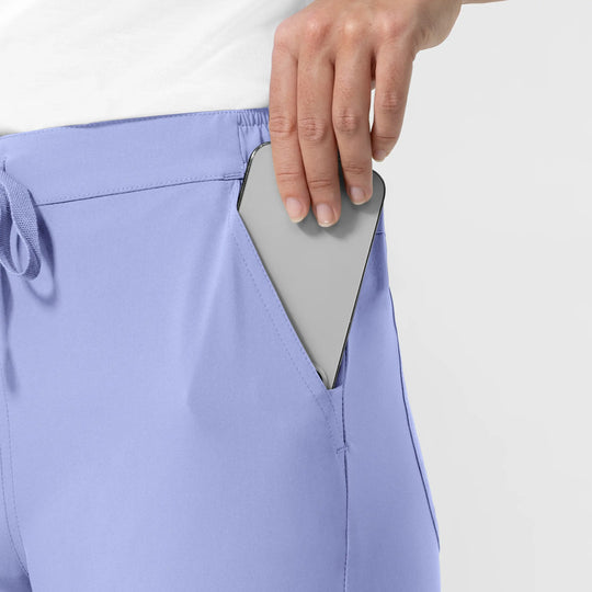 Wink Scrubs Women's NURTUR Jogger Scrub Pant Ceil Blue | scrub-supply.com
