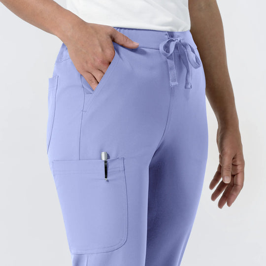 Wink Scrubs Women's NURTUR Jogger Scrub Pant Ceil Blue | scrub-supply.com