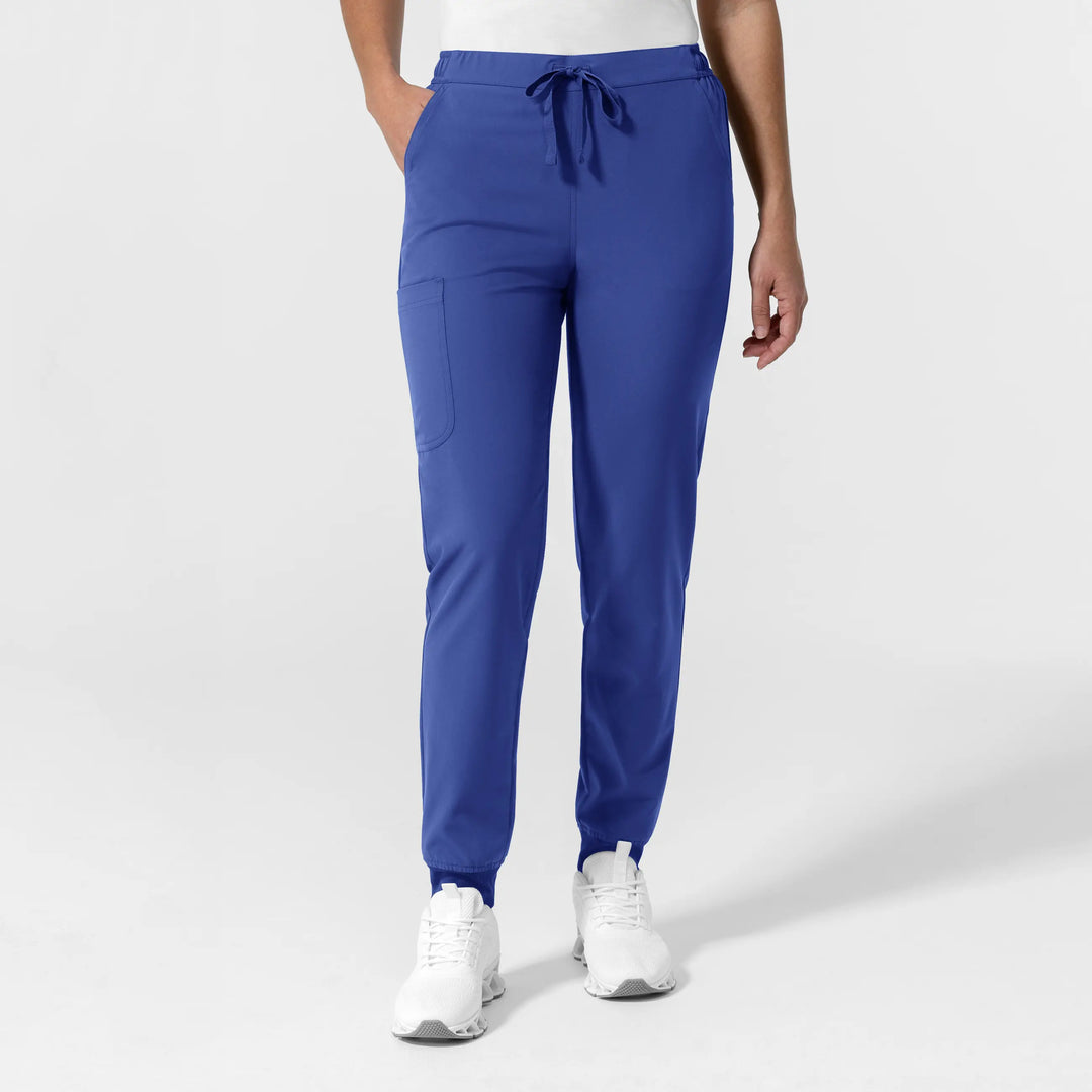 Wink Scrubs Women's NURTUR Jogger Scrub Pant Galaxy Blue | scrub-supply.com