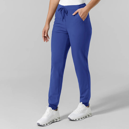 Wink Scrubs Women's NURTUR Jogger Scrub Pant Galaxy Blue | scrub-supply.com