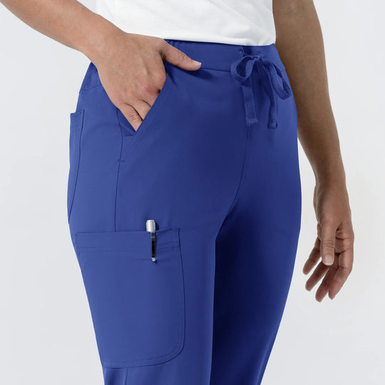 Wink Scrubs Women's NURTUR Jogger Scrub Pant Galaxy Blue | scrub-supply.com