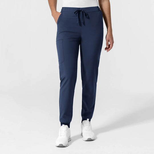 Wink Scrubs Women's NURTUR Jogger Scrub Pant Navy | scrub-supply.com