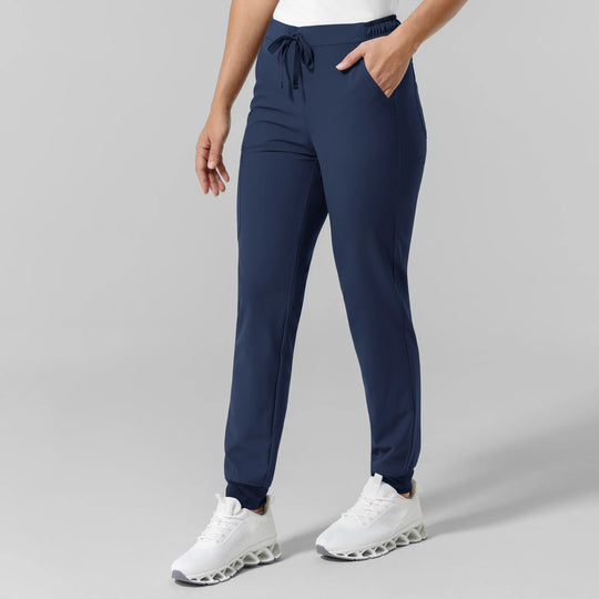 Wink Scrubs Women's NURTUR Jogger Scrub Pant Navy | scrub-supply.com