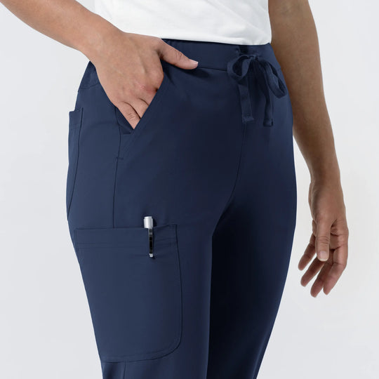 Wink Scrubs Women's NURTUR Jogger Scrub Pant Navy | scrub-supply.com