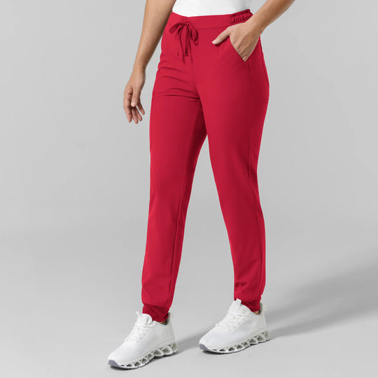 Wink Scrubs Women's NURTUR Jogger Scrub Pant Red | scrub-supply.com