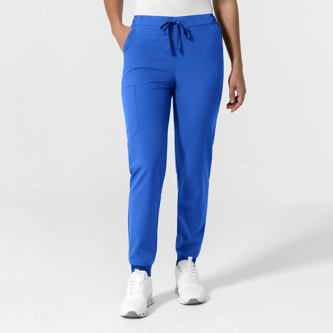 Wink Scrubs Women's NURTUR Jogger Scrub Pant Royal Blue | scrub-supply.com