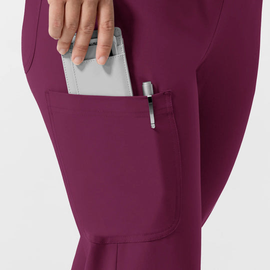 Wink Scrubs Women's NURTUR Jogger Scrub Pant Wine | scrub-supply.com