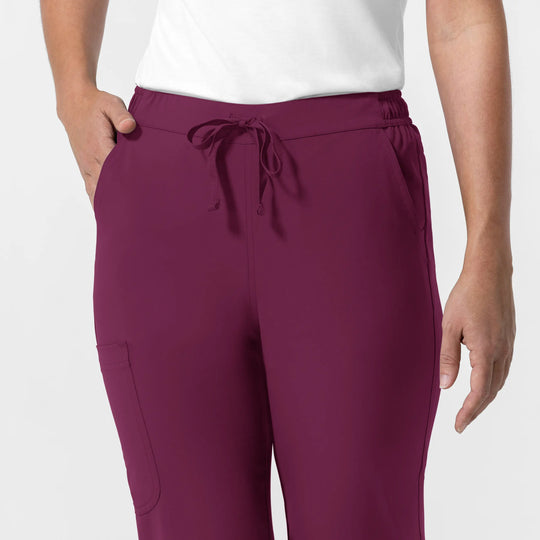 Wink Scrubs Women's NURTUR Jogger Scrub Pant Wine | scrub-supply.com