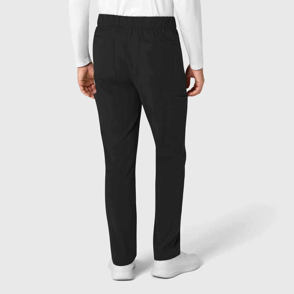 Wink Scrubs Men's Tapered Scrub Pant Black | scrub-supply.com