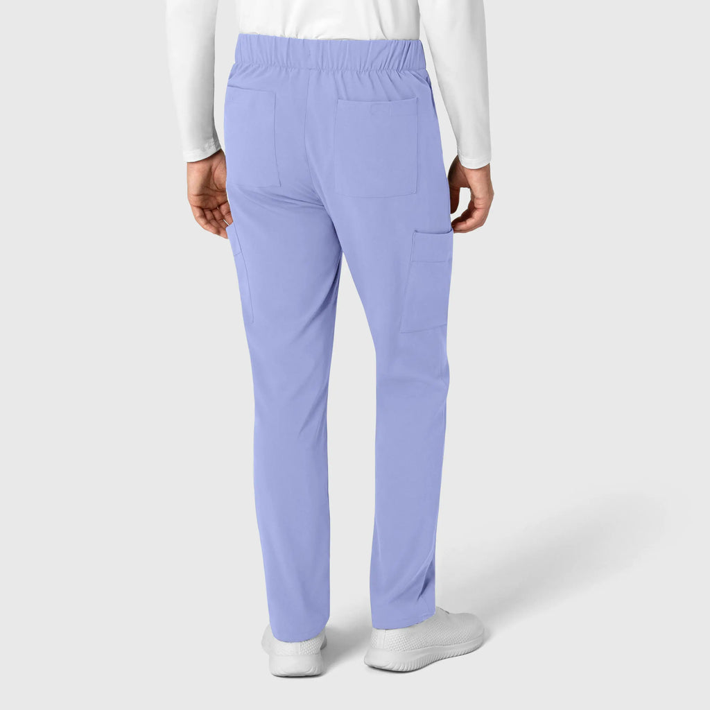 Wink Scrubs Men's Tapered Scrub Pant Ceil Blue | scrub-supply.com